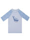 Slipstop Kids Swimwear UV Protection Shirt Light Blue
