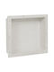 vidaXL Wall Mounted Bathroom Shelf Plastic with 1 Shelf 41x36x10cm