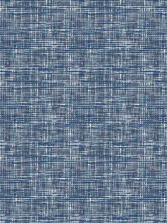 Wallpaper Fabric Blue L1000xW53cm Washable