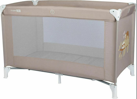 FreeOn Loc de joacă cu Saltea Bej 120x60cm
