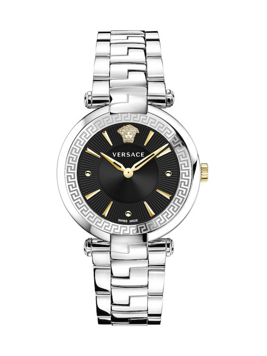 Versace Watch with Silver Metal Bracelet