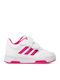 Tensaur Sport Training Hook and Loop Παιδικά Sneakers με Σκρατς Cloud White / Team Real Magenta / Core Black