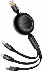 Baseus Bright Mirror 2 USB to Type-C / micro USB / Lightning Cable 1.1m Baseus Bright Mirror 2 USB to Type-C / micro USB / Lightning Cable 1.1m
