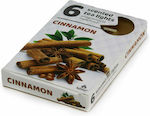 Viosarp Scented Tealights Cinnamon Brown 6pcs