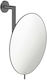 Sanco Magnifying Round Bathroom Mirror made of Metal 25x25cm