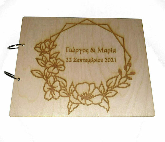 Woodseason Hochzeitswunschbuch Buch Beige