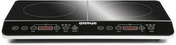 G3Ferrari G10047 Επιτραπέζια Εστία Επαγωγική Διπλή Μαύρη