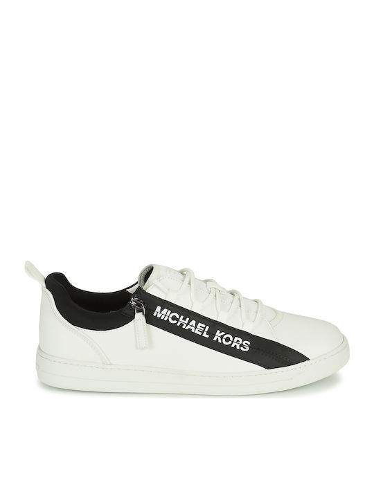 Michael Kors Keating Zip Sneakers Λευκά