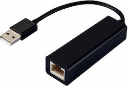 Piranha LAN Adapter Converter for Switch In Black Colour