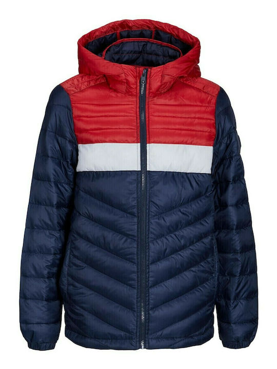 Jack & Jones Kinder Steppjacke Lang mit Kapuze ...