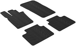 Gledring Set Front and Back 4pcs for Porsche Panamera 2016 Black