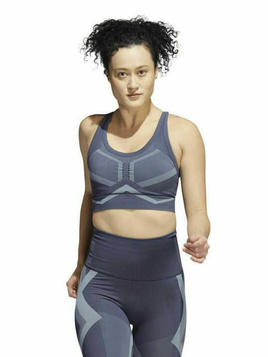 Adidas Studio Two-Tone Women's Sports Bra Violet