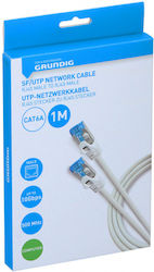 Grundig 19.02.0061 SF/UTP Cat.6a Ethernet Network Cable 1m White Grundig 19.02.0061 SF/UTP Cat.6a Ethernet Network Cable 1m White