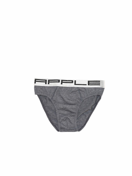 Apple Boxer Men's Slip Anthracite / Silver