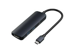 Devia USB-C Docking Station with HDMI 4K PD (DVAD-329449) Devia USB-C Docking Station with HDMI 4K PD (DVAD-329449)