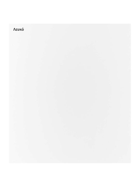 Melamine surface 118x70 cm - White 1180x700x25mm