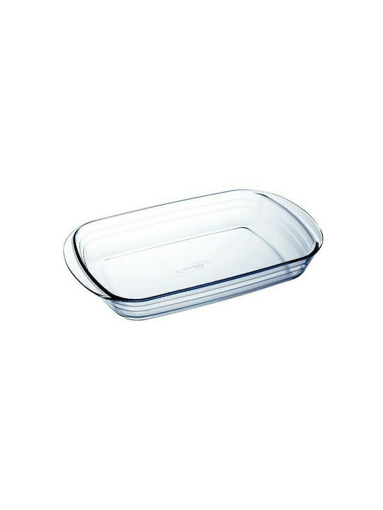 Ocuisine Rectangular Vas de Gătit Rezistent la Căldură Sticlă 1900ml 1buc