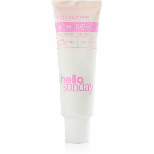 Hello Sunday The Matte One Serum Antirid Pentru Față Protectie Solara (SPF) 50 50ml