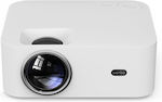 Wanbo X1 Pro Projector HD Λάμπας LED με Wi-Fi και Ενσωματωμένα Ηχεία Λευκός