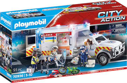 Playmobil City Action Ambulance Vehicle for 5-10 years old