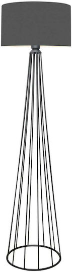 Freebox Stehleuchte H155xB38cm. mit Fassung für Lampe E27 Gray