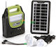 GDPLUS Autonome Photovoltaiksysteme GDPlus GD-8071 mit Blitzlicht 3 Lampen Radio und Ladegerät USB GD-8071