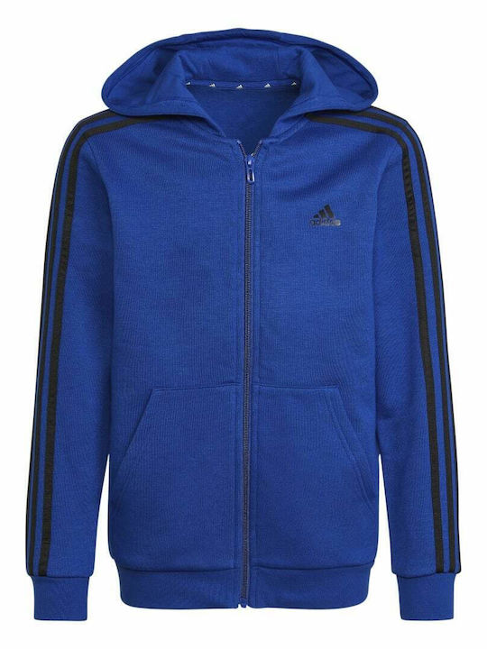 adidas Παιδική Ζακέτα Φούτερ Performance Μπλε