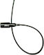 Ulac Air Just Bicycle Cable Lock with Key Black