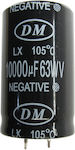 10000μF 63V Ø30x50mm LS:10mm, SNAP-IN, 105°C - Electrolytic Capacitor 10000uF 63V