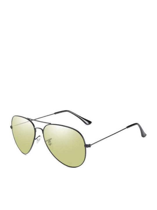 Moscow Mule Drive Wear Unisex Sunglasses with Black Metal Frame and Gold Polarized Lens MM/2019888/1