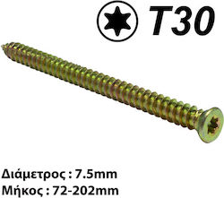 Helix Bolțuri de ciment Torx cu Diametru M7.5 și Lungime 92mm 100buc