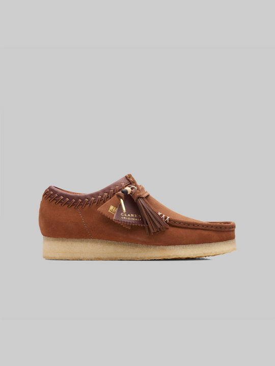 Clarks Wallabee Велурени Мъжки ежедневни обувки...