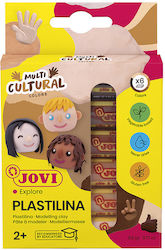 Jovi Multi Cultural Borcane Plasticină Cu 6 Cul...