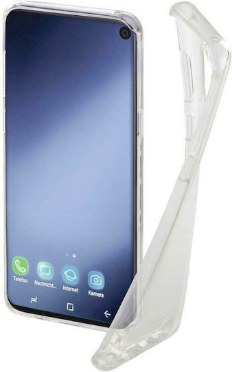 HAMA Crystal Umschlag Rückseite Silikon Transparent (Galaxy S10)