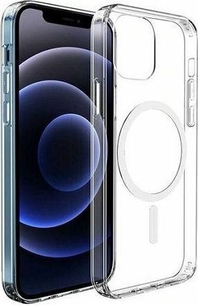 WK MagSafe Back Cover Silicon Transparent (iPhone 12 Pro Max)