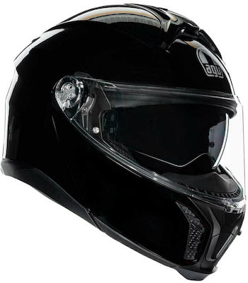 AGV Tourmodular Flip-Up Helmet with Sun Visor ECE 22.06 Solid Black