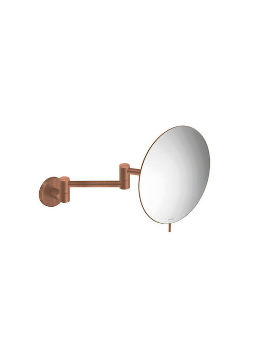 Sanco Magnifying Round Bathroom Mirror made of ...