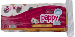 Pappy Soft Lux Χαρτί Υγείας 10 Ρολά 3 Φύλλων Pappy Soft Lux Χαρτί Υγείας 10 Ρολά 3 Φύλλων