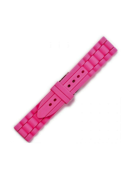 Gummi-Armband Fuchsia 22mm