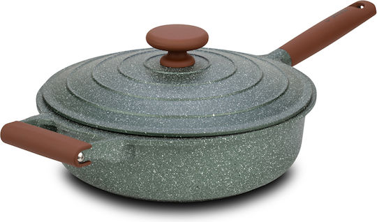 Nava Pan Mit Deckel aus Aluminium mit Antihaftbeschichtung 28cm