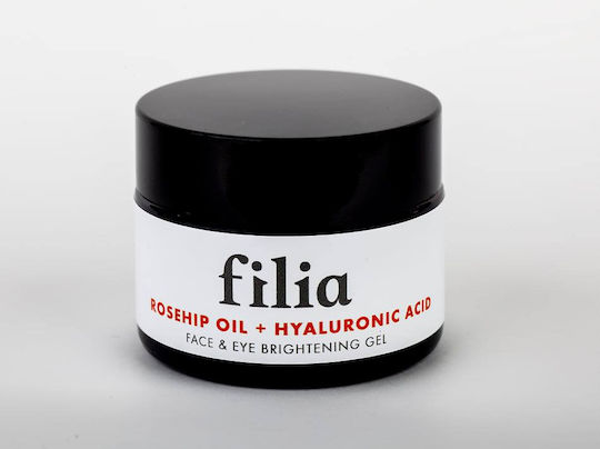 Filia Rosehip Oil Gel Προσώπου Ημέρας για Αντιγήρανση & Ατέλειες με Υαλουρονικό Οξύ & Aloe Vera 50ml