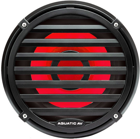 Eval Set Marine-Lautsprecher Subwoofer Elite 10 RGB Wasserdicht mit 300W RMS Schwarz