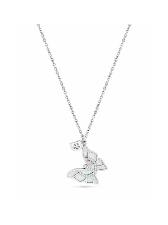 Cerruti Butterfly 3.0 Necklace with design Butterfly from Gold Plated Steel