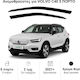 Heko Set of Windbreakers Front Car Dark Fime for Volvo C40 2pcs