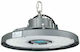 Optonica Commercial Bell Light 200W Cool White 36000lm with Built-in LED Silver Ø38xH18cm
