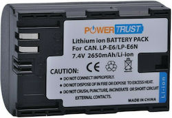 PowerTrust Powertrust LPE-6 Μπαταρία 2650mAh Συμβατή με Canon