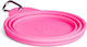 Zee-Dog Bowl Silicone Food & Water for Dog & Cat 500ml 17.5cm in Pink Color
