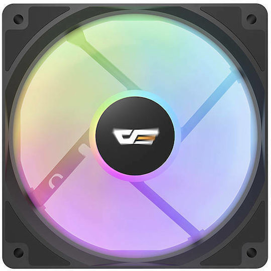 Darkflash CL12 Case Fan 120mm 1200rpm 52.46cfm with RGB Lighting and 4-Pin Molex Connection