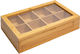 Westmark Κουτί για Τσάι με Καπάκι Ξύλινο Καφέ 31.8x19.8x6.3cm 1τμχ