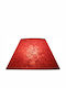 Starlight ΚΑ-ΙΣ-Κ1-20-ΕΠ Konisch Lampenschirm Rot mit Durchmesser 20cm